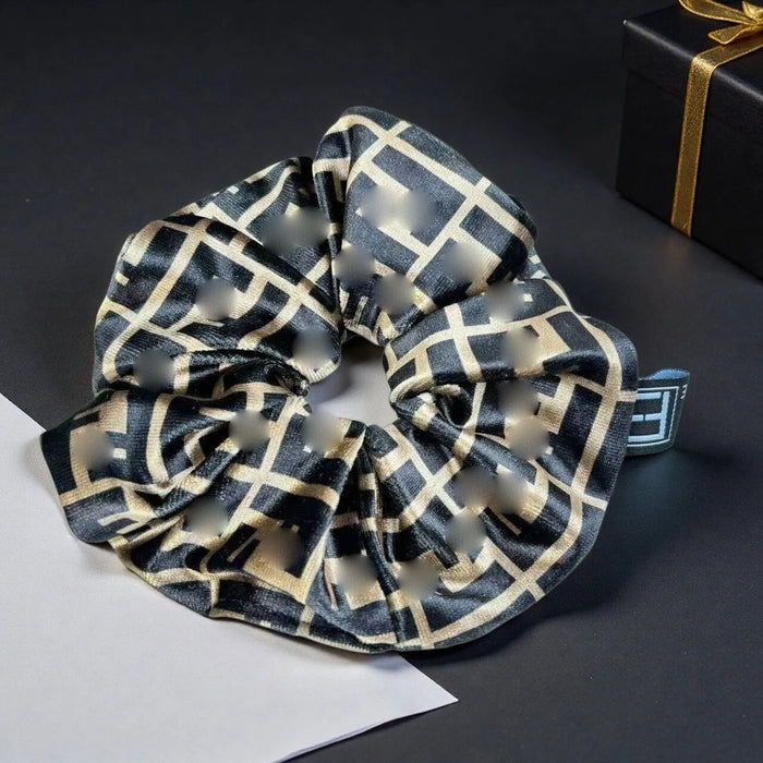 Wholesale Velvet Letter Scrunchie Chic Hair Accessory For Everyday Styling And Boutique Resale