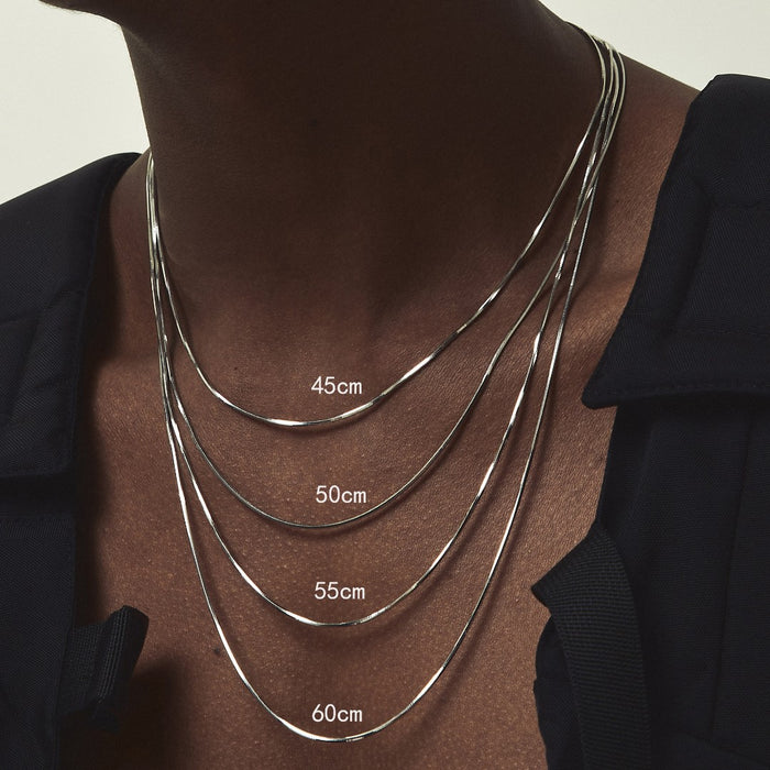 Wholesale Simple titanium steel gold versatile necklace with temperament collarbone chain