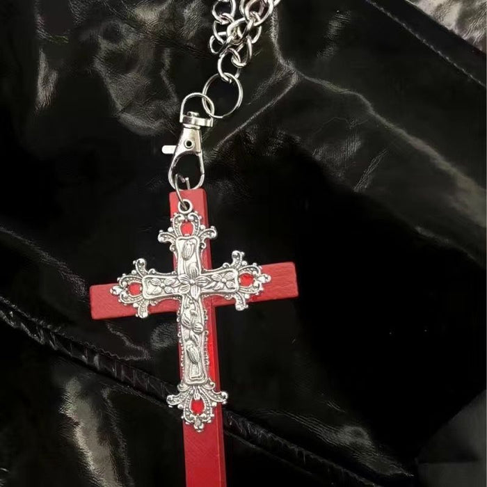 Wholesale Cross necklace, personalized and niche design, versatile accessory
