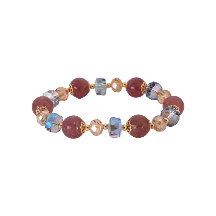 Wholesale Colorful flower bracelet, fashionable and versatile, natural