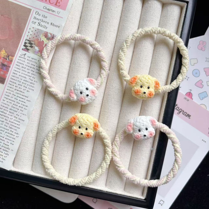Wholesale Puppy Hair Ring Rope Rubber Band Mori Style Hair Accessories