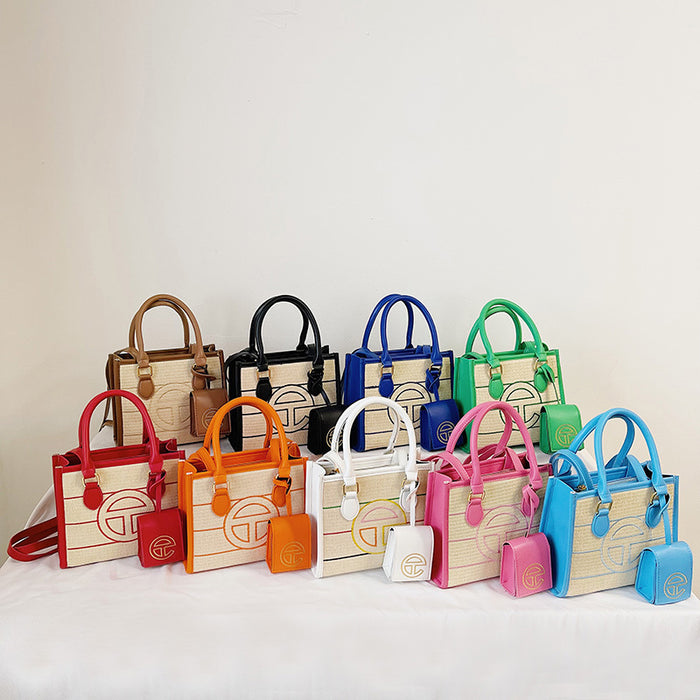 Wholesale Shoulder Bag Trendy letter small square bag set JDC-SD-PanCh011