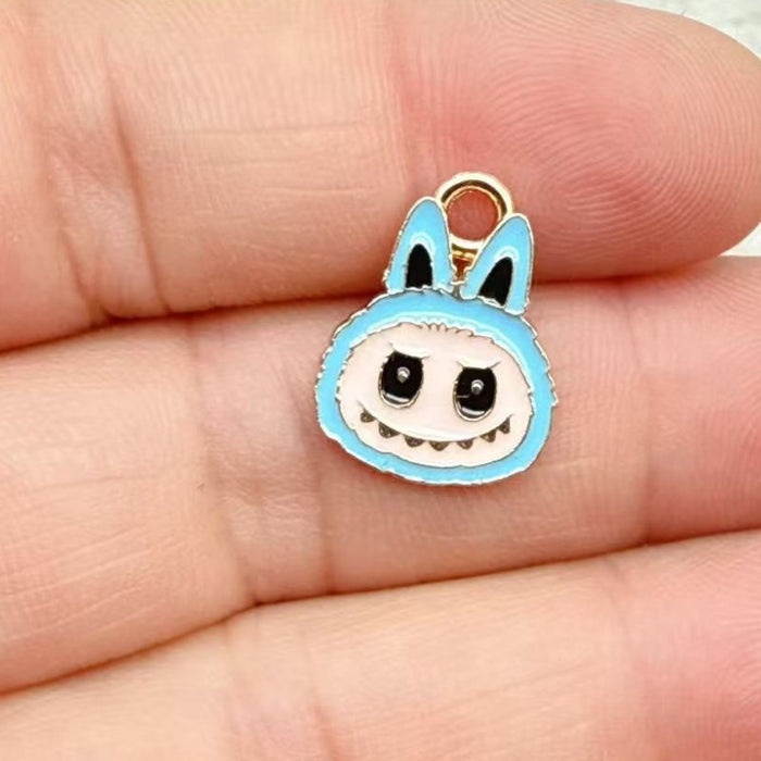 Wholesale 10pcs Alloy Oil Drip DIY Earrings,  Keychains,  Necklaces Pendant