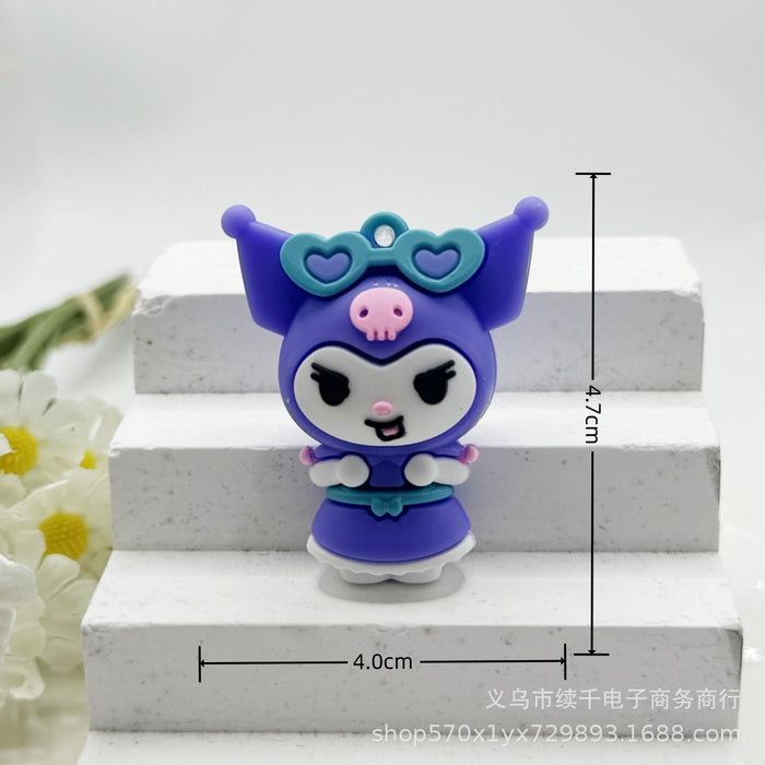 Wholesale Cartoon keychain exquisite small gift car keychain pendant