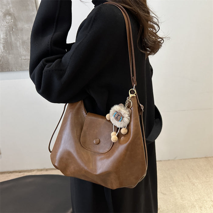 Wholesale Vintage large capacity commuting backpack, niche single shoulder tote bag