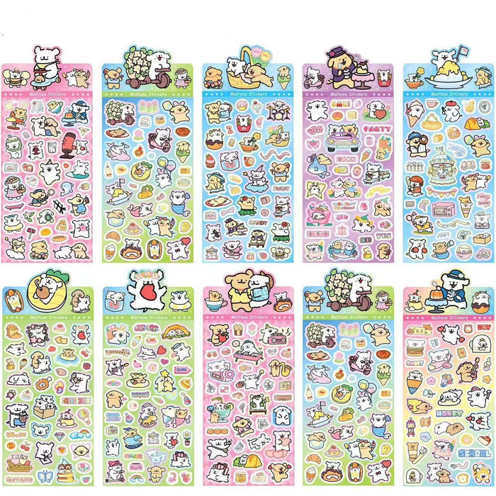 Wholesale Creative DIY Cute Cartoon Character Laser Stickers