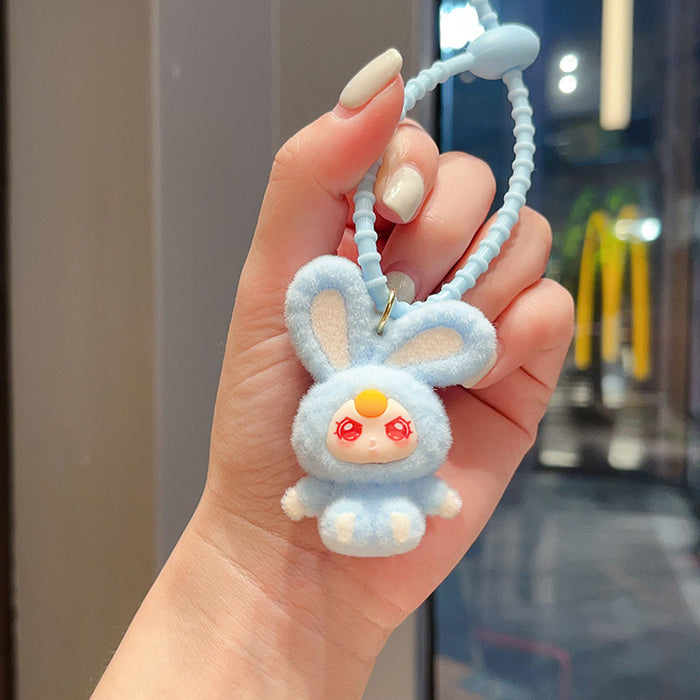 Wholesale Cartoon Flocked  Bear Pendant Cute Bag Desktop Decoration