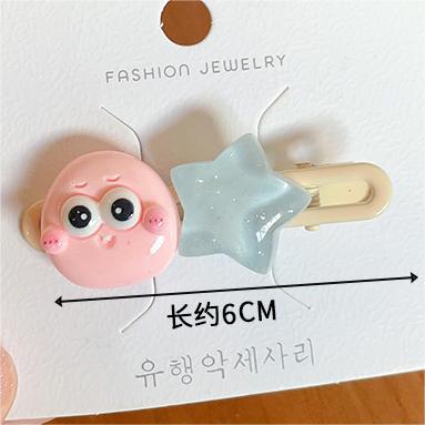 Wholesale Cute Colorful Five-pointed Star Dopamine Hair Clips JDC-HC-Shuy002