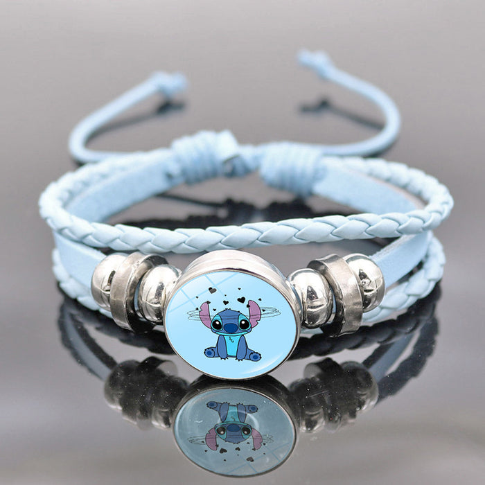 Wholesale Love Stitch Bracelet Jewelry Girl Gift Star Stitch Animation Surrounding Hand Jewelry Small Gifts JDC-BT-JY001