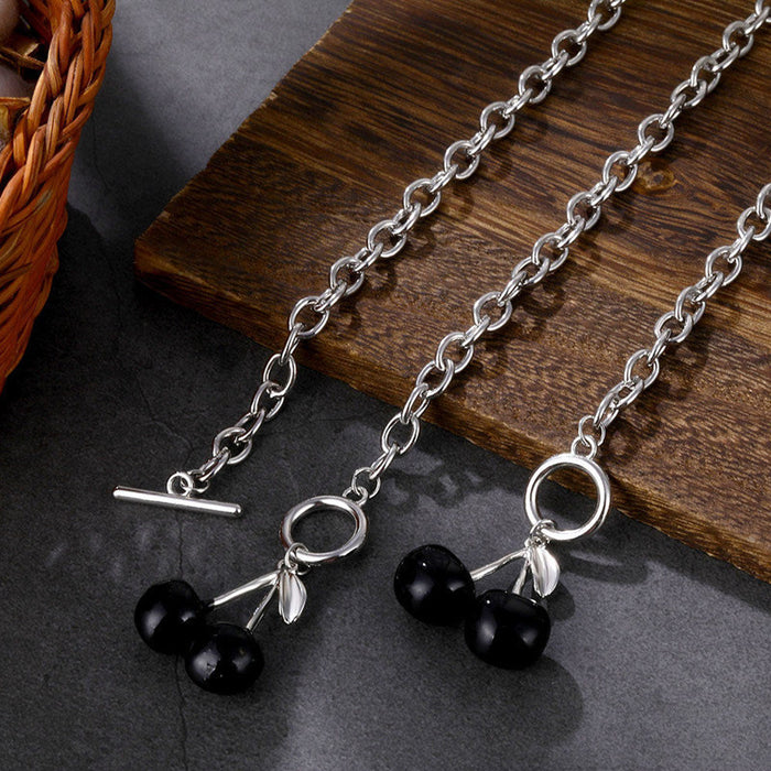 Wholesale Titanium steel necklace versatile high-end sweater chain accessories collarbone chain accessories