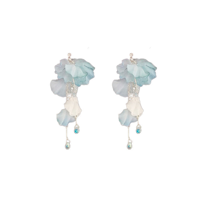 Wholesale Tassel flower earrings, niche earrings, exquisite temperament earrings