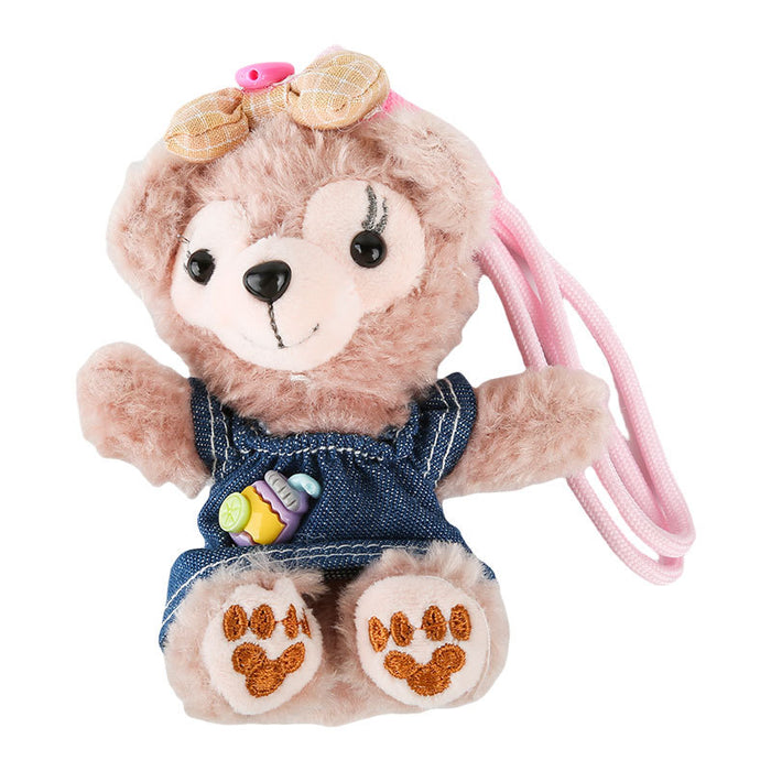 Wholesale Original Plush Cowboy Skirt Bear Keychain Cute Cartoon Trendy Cool Doll Couple Bag Pendant Gift