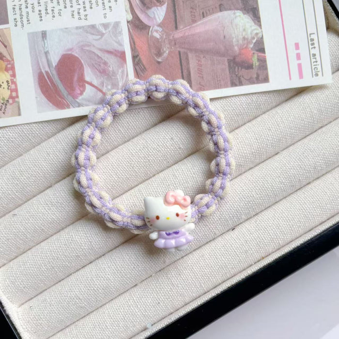 Wholesale Bow Kt Hair Band Hair Rope Couple Best Friend Gift Cartoon Hair Accessories