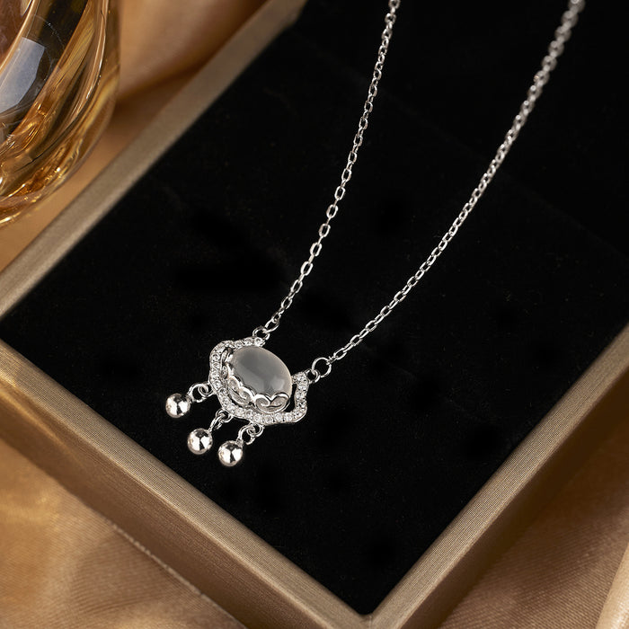 Wholesale Necklace Female China-Chic Natural Jade Pendant Collar Chain Jewelry