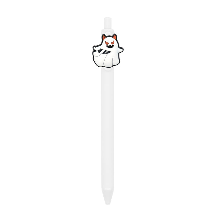 Wholesale  Ghost Polka Dot PVC Soft Gel Retractable Ballpoint Pen MOQ≥10