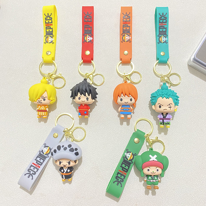 Wholesale Cute PVC Anime Character Keychains