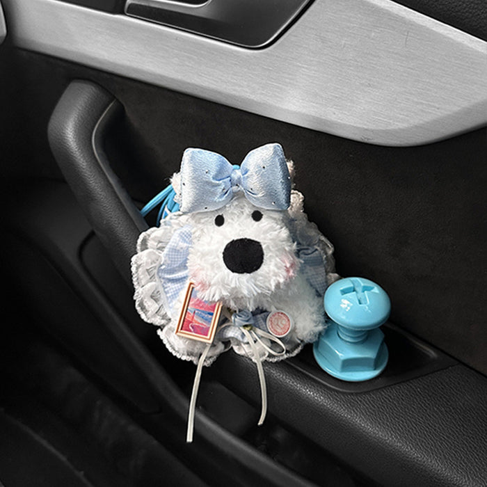 Wholesale Cute Dog Keychain Bag Pendant Small Fresh Girl's Heart Doll Gift