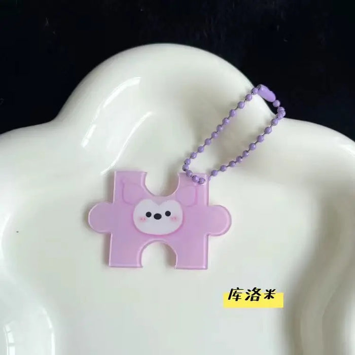 Wholesale Keychain  Cartoon Pendant Folding Puzzle Keychain