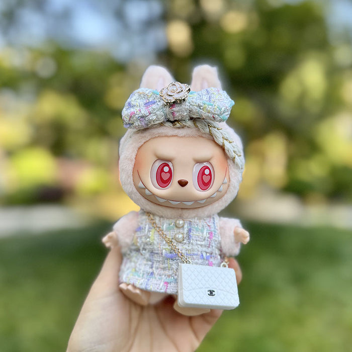 Wholesale mini doll clothes cute colorful camellia style