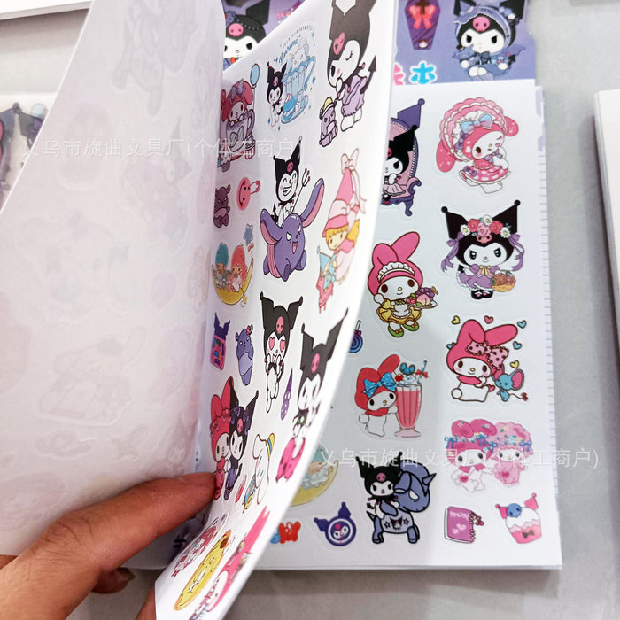 Wholesale Creative cartoon capsule toy-style spiral notebook with stickers
