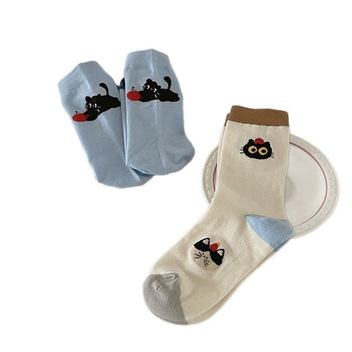 Wholesale Cute cartoon socks, small and niche pile socks