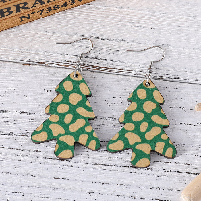 Wholesale  Christmas Tree Pendant Earrings