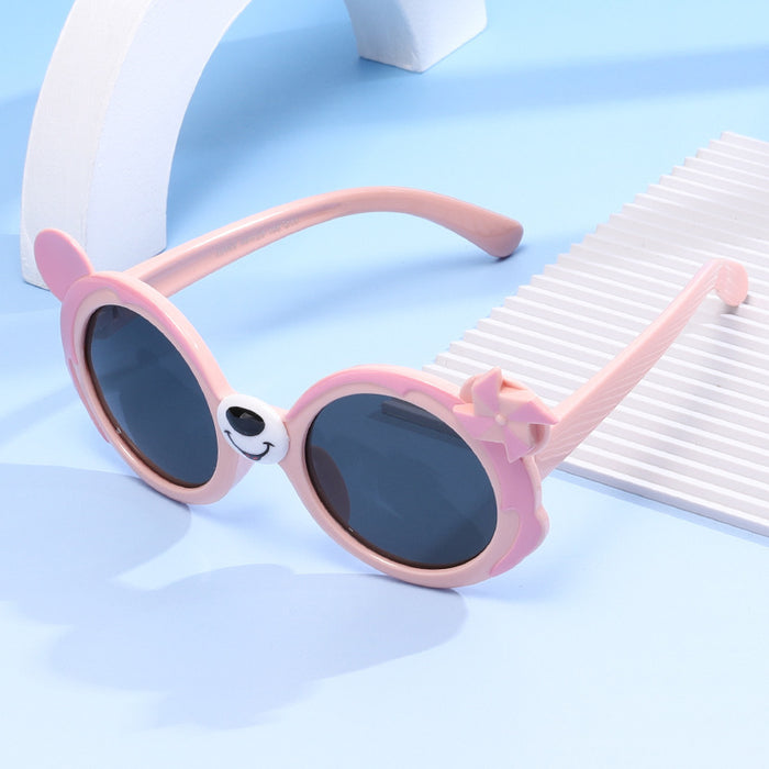 Wholesale Silicone Polarized Sunglasses  Cartoon Bear Windmill Sunglasses