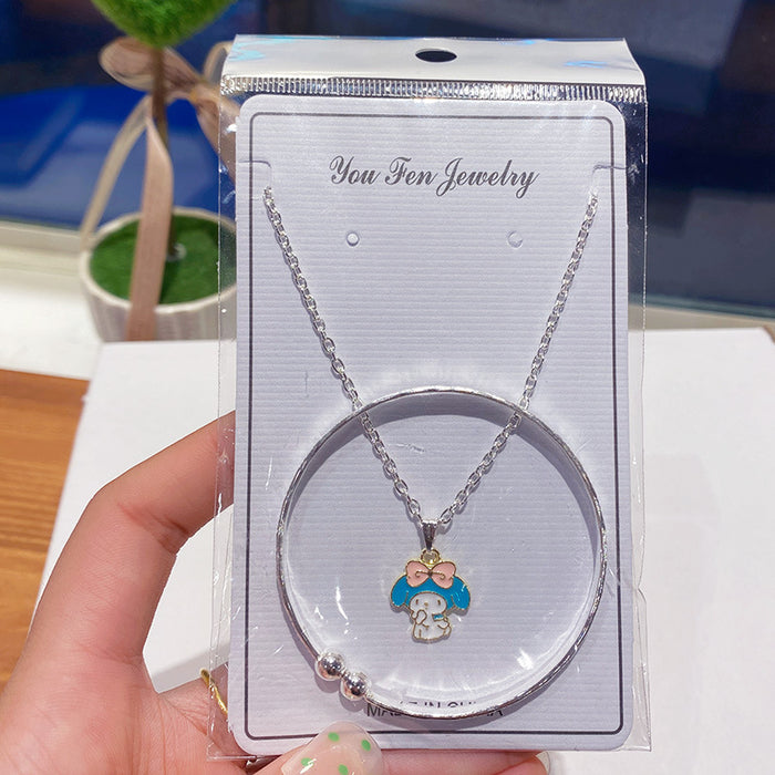 Wholesale Children Cartoon Bracelet Necklace Combination