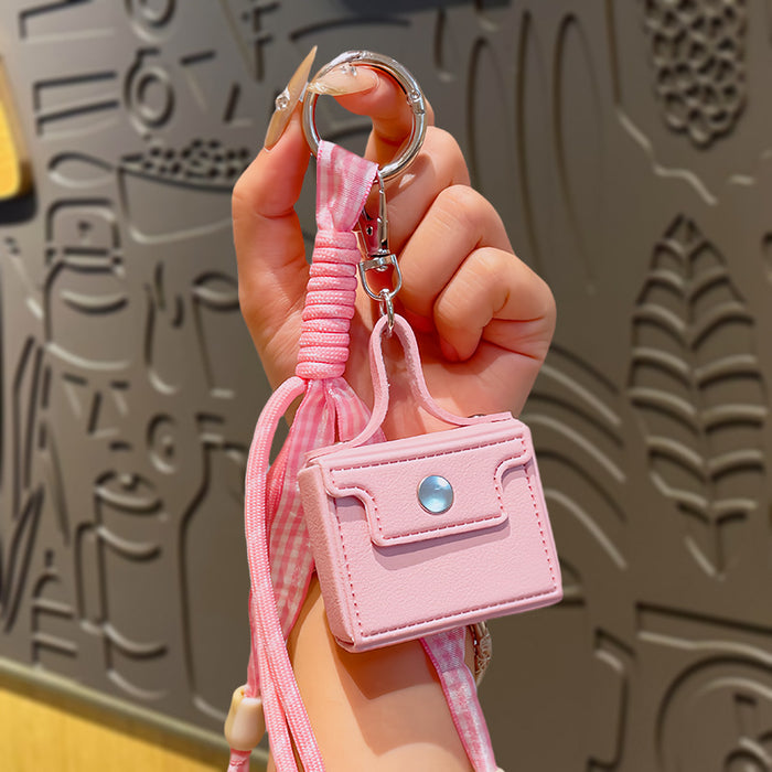 Wholesale Cute leather bag pendant small gift hanging keychain ornaments