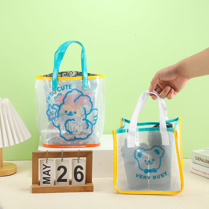 Wholesale Children's outdoor portable cute cartoon waterproof tote bag