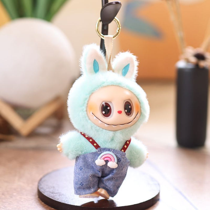 Wholesale Cute Vinyl Plush Rabbit Bag Pendant Keychain Doll Toy