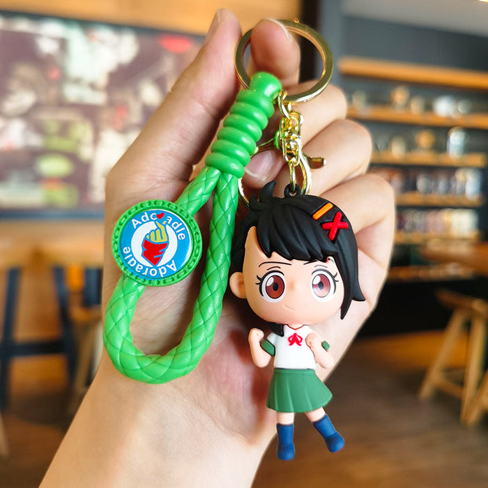 Wholesale Rubber Cartoon Three-dimensional Keychain JDC-KC-Tingm050