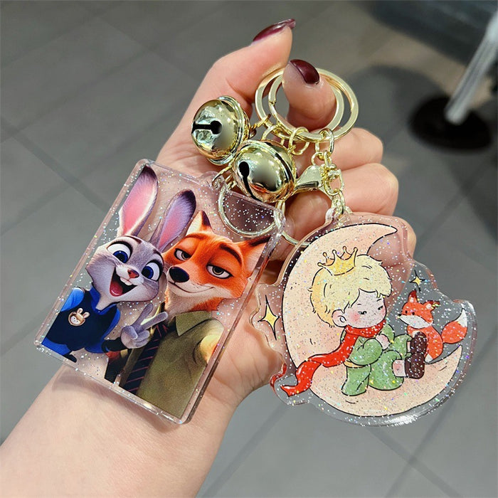 Wholesale 5 PCS Cute Cartoon Acrylic Keychains
