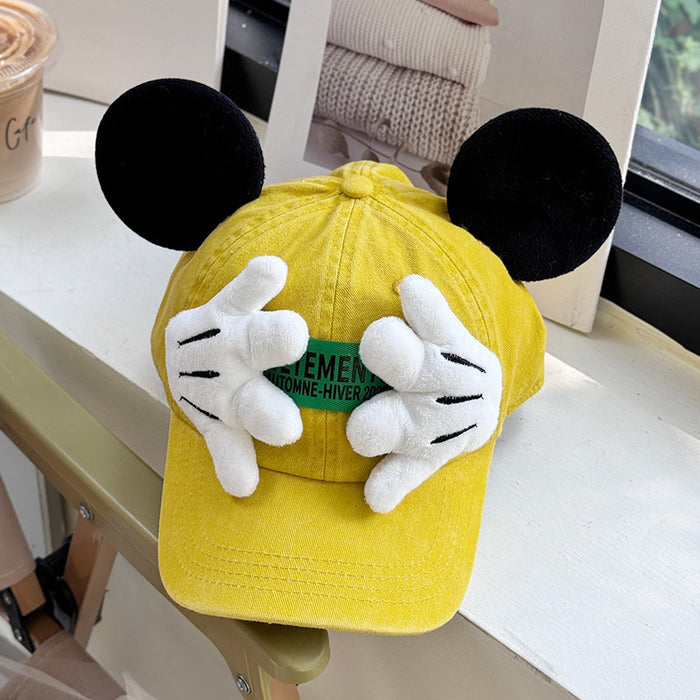 Wholesale Cartoon Ears Baseball Hat Parent Child Palm Duck Tongue Hat