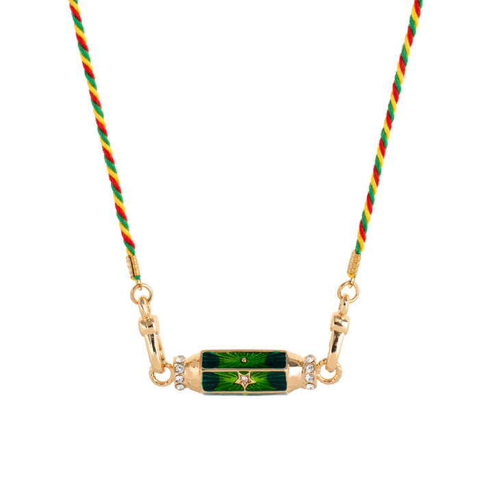 Wholesale Valentine' s Day Colorful Tarot Card Necklace