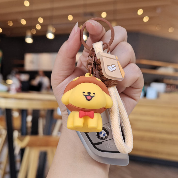 Wholesale Cartoon Silicone Doll Keychain JDC-KC-ZhuoRan013