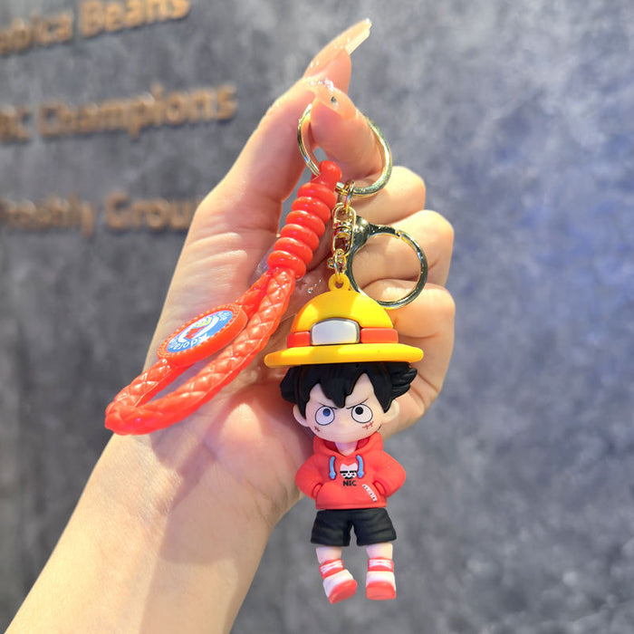 Wholesale Metal Keychain Cartoon Anime Cosplay Bag Charm Gift for Car Key Accessory MOQ≥2