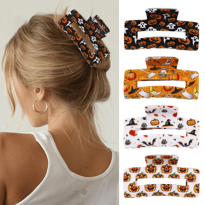 Wholesale  Grabber Skull Bat Ghost Square Hairpin Funny Shark Clip European and American Hair Accessories