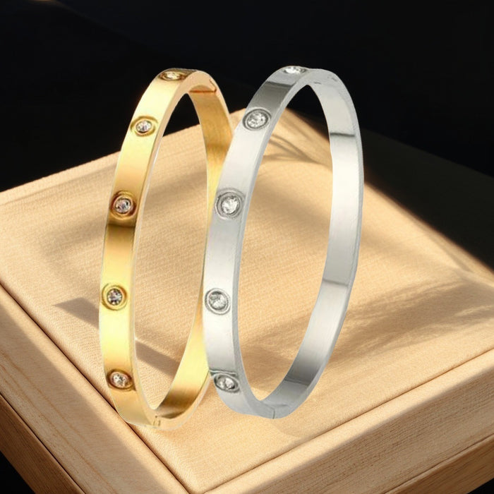 Wholesale Stainless Steel Diamond Bracelet JDC-BT-Xinj005