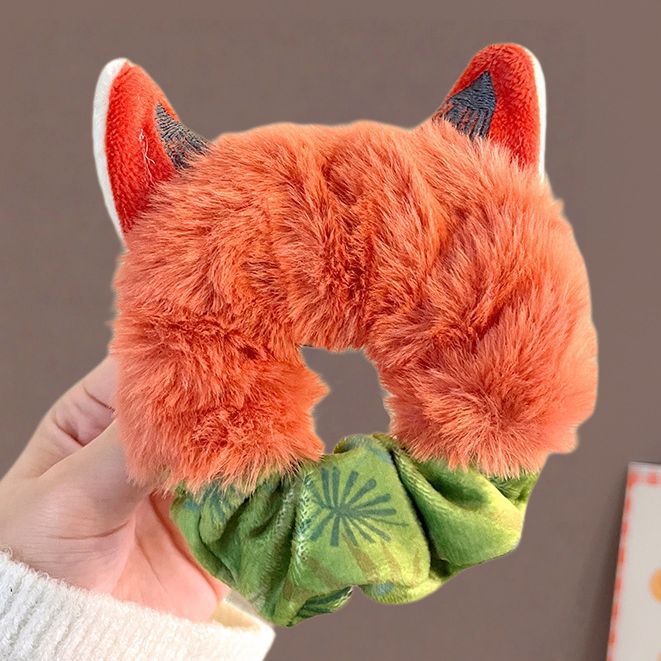 Wholesale Cute penguin and fish plush cartoon  hair scrunchies