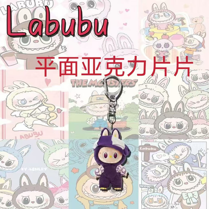 Wholesale Little Sheep Keychain Cute Cartoon Acrylic Personalized School Bag Pendant Keychain Gift