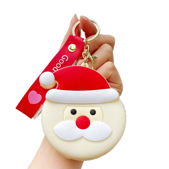 Wholesale Christmas coin purse keychain