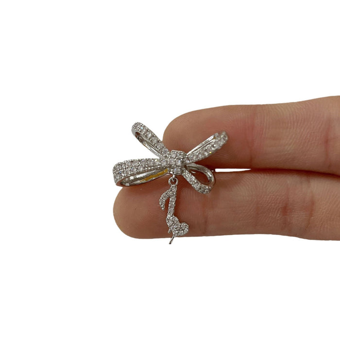 Wholesale Butterfly knot ear clip, musical note earrings, ear bone clip design, personalized earrings for women