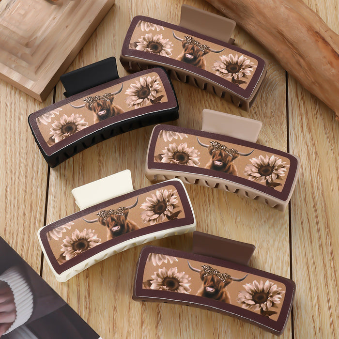 Wholesale red edge square hairpin simple all-match Hair Clips