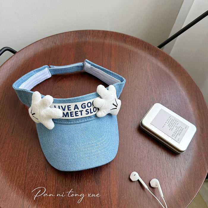 Wholesale Cartoon top baseball cap duckbill cap, versatile sun protection