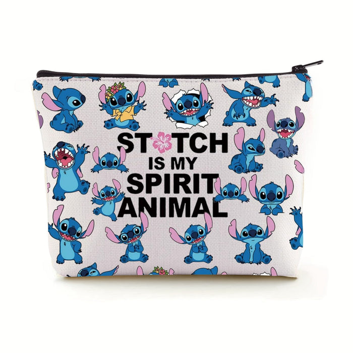 Wholesale linen double-sided printed cosmetic Makeup Bags