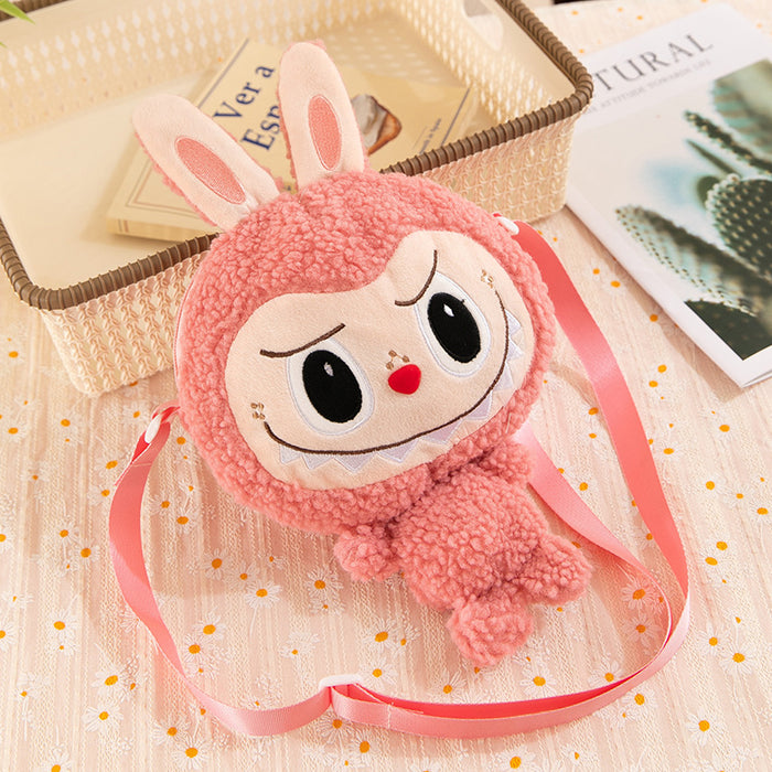 Wholesale Cartoon  Children' s Plush Toy Backpack Cute Cartoon Doll Backpack