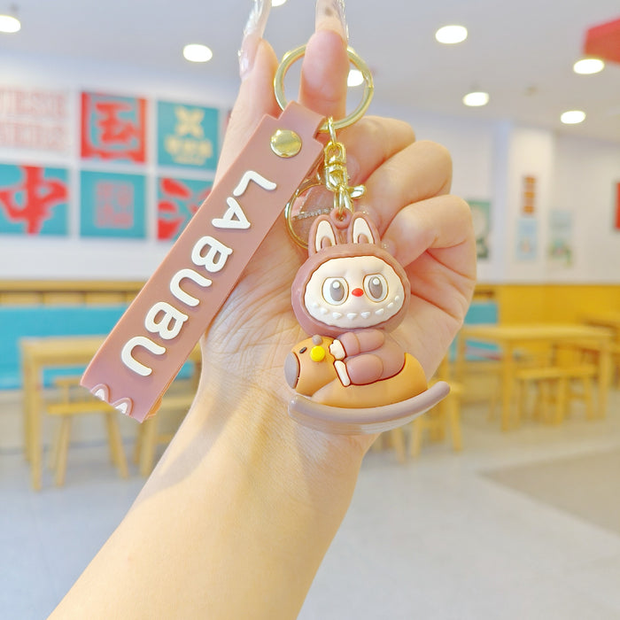 Wholesale New Moomara Bubu Cartoon Keychain Cute  School Bag Pendant Car Keychain Doll Machine Gift