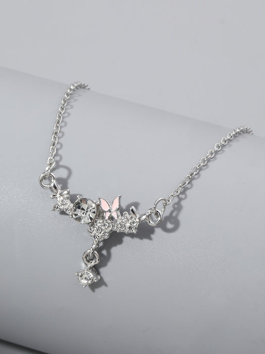 Wholesale Tassel Butterfly Necklace New Fashion Small Fresh