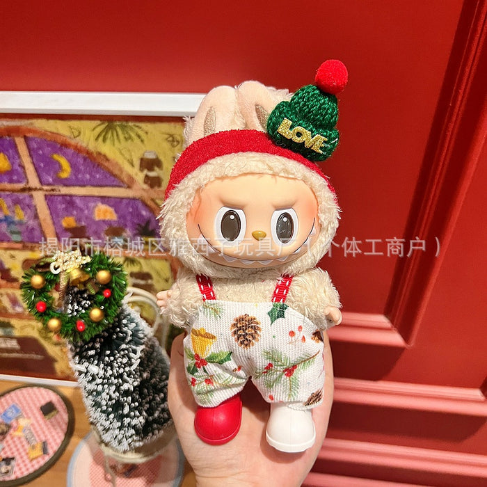 Wholesale Plush doll sweater with pendant and Christmas doll clothes